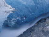 Buy Melting Water Carves Blue Ice on Exit Glacier, Kenai Fjords National Park, Alaska, USA at AllPosters.com