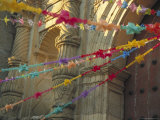 Buy Templo de San Felipe de Neri with Garlands for Dia de la Revolucion, Oaxaca, Mexico at AllPosters.com