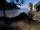 Coastline, Karst Formations, Ao Phangnga National Park, Thailand