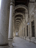 Alabaster Mosque, Pillared Hallways, Muhammad Ali Mosque, The Citadel, Cairo, Egypt
