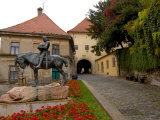 Bronze Statue of St. George, Stone Gate, Zagreb, Croatia