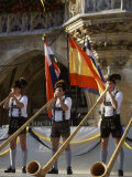 Celebration of Oktoberfest, Band in Munich, Germany