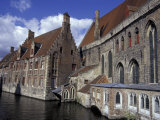 Hans Memling Museum on the River Dijver, Bruges, Belgium
