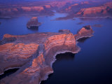 Aerial of Lake Powell, Glen Canyon NRA, Utah, USA