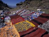 Textiles for Sale near Incan Site, Tambomachay, Peru