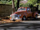 Buy Old GMC Truck During Fall, Santa Barbara, California, USA at AllPosters.com