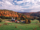Vermont Farm in the Fall, USA