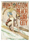 Buy Huntington Beach, Surf City at AllPosters.com