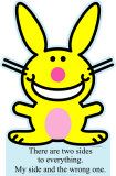 Happy Bunny - Two Sides