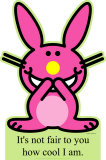 Happy Bunny - How Cool Am I?