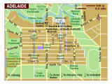 Map of Adelaide, Australia
