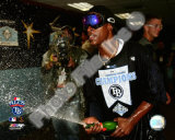 B.J. Upton Game 7 of the 2008 ALCS Celebration