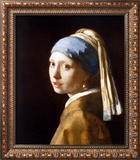 Girl with a Pearl Earring (2003) Framed Art Print