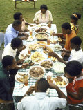 The Families of Tally and Cornell Adams Come Together for Sunday Dinner