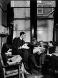 Buy British Politician and Labor Party Leader Aneurin Bevan, Co-Editor at Staff Meeting for the Tribune at AllPosters.com