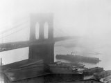 Buy Brooklyn Bridge in the Fog at AllPosters.com
