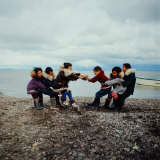 Alaska: Native Alaskan Children Playing a Game of Tug-Of-War
