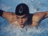 Swimmer, Mark Spitz, Santa Clara, California