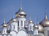 Buy Exterior Views of Kremlin Church with Rounded Gold and White Towers at AllPosters.com
