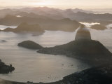 Buy Aerial at Dusk of Sugar Loaf Mountain and Rio de Janeiro at AllPosters.com