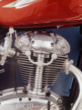 Motorcycles: Closeup of a Ducati Engine