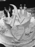 Buy Wedding Cake Adorned with Homosexual Couples, Protesting New York City's Refusal to Wed Homosexuals at AllPosters.com