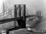 Buy View of the Brooklyn Bridge and the Skyscrapers of Manhattan's Financial District at AllPosters.com