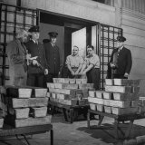 Silver Bars Arriving at Chase National Bank