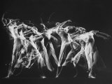 Stroboscopic Image of Dancer Ethel Butler of the Martha Graham Dance Group Performing