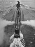 Submarine Roaring Through the Ocean