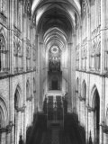 Buy Amiens Cathedral Showing High Vaulted Arches, Rose Window in Distance, Sublime Gothic Expression at AllPosters.com