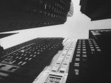 Wide Angle of Tower Buildings of Wall St