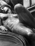 Reclining Figure Sculpted by Michelangelo from His Tomb of the Medici