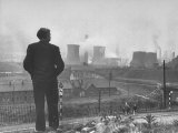 Buy British Politician and Labor Party Leader Aneurin Bevan Surveying the Largest Steel Works in Europe at AllPosters.com
