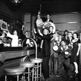 Buy Brooklyn Dodger Fans at a Bar Celebrating Dodgers' Winning of the National League Pennant at AllPosters.com