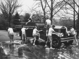 Buy Kids Washing Old Fire Truck at AllPosters.com