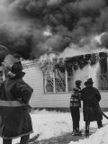 Buy Close-Up of Fire at Cleveland Hill School at AllPosters.com