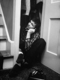Buy Ginny Nyvall Talking to Charlie Hoag, Who Finds Privacy in a Closet at AllPosters.com