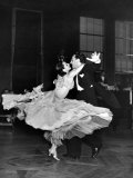 Professional Dancers Waltzing During a Show at the Rainbow Room Above Rockefeller Center