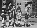 Brian Sullivan Playing Hockey in the Park