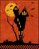 Buy Haunted House Silhouette at AllPosters.com
