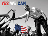 Barack Obama:  Yes We Can Art Print