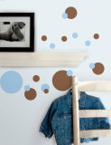 Just Dots - Light Blue & Brown