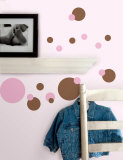 Just Dots - Pink & Brown
