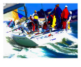Running Downwind Giclee Print