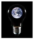 Buy Lightbulb with the World Inside at AllPosters.com