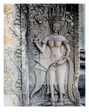 Stone Engraving, Angkor Wat Temple, Cambodia