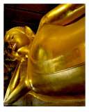 Reclining Buddha Upper Body, Bangkok, Thailand
