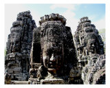 Smiling Buddha at Angkor Thom, Cambodia
