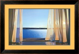 Long Golden Day Framed Art Print